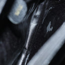 GUCCI Bamboo Hand Bag Leather Black Gold 002 1186 0259 Auth ep5273-15