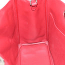 Christian Dior Hand Bag Leather 2way Silver White Auth ep5275SAV-21
