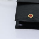 LOUIS VUITTON Epi Hublot Shoulder Bag Black Red M52557 LV Auth ep5278-15