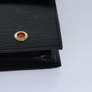 LOUIS VUITTON Epi Hublot Shoulder Bag Black Red M52557 LV Auth ep5278-16