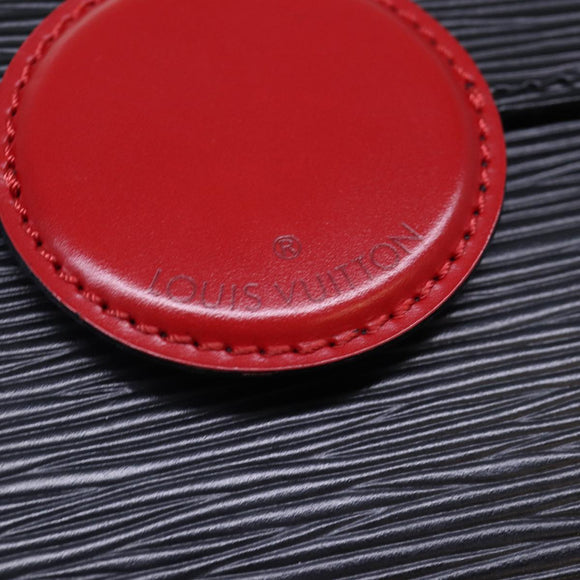 LOUIS VUITTON Epi Hublot Shoulder Bag Black Red M52557 LV Auth ep5278