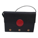 LOUIS VUITTON Epi Hublot Shoulder Bag Black Red M52557 LV Auth ep5278-13