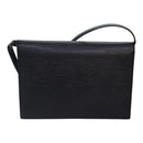 LOUIS VUITTON Epi Hublot Shoulder Bag Black Red M52557 LV Auth ep5278-2