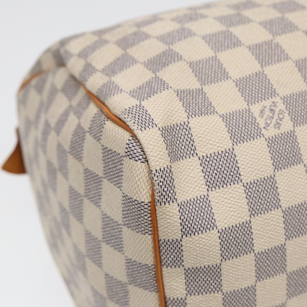 LOUIS VUITTON Damier Azur Speedy 30 Hand Bag N41533 LV Auth ep5280