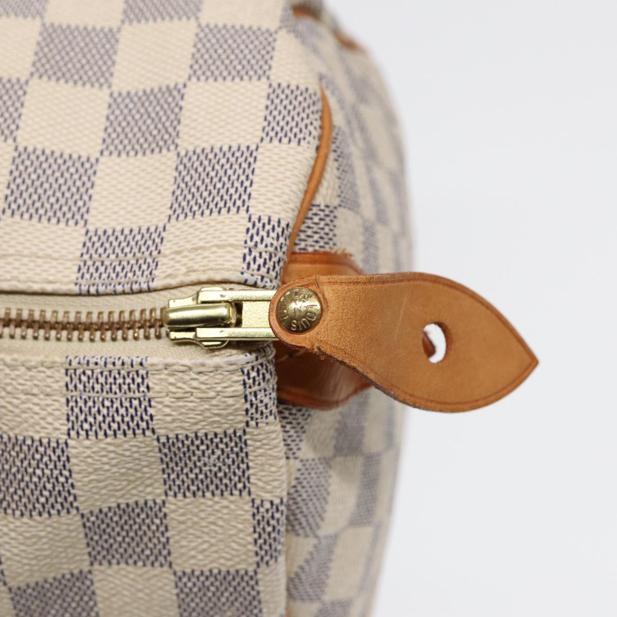 LOUIS VUITTON Damier Azur Speedy 30 Hand Bag N41533 LV Auth ep5280