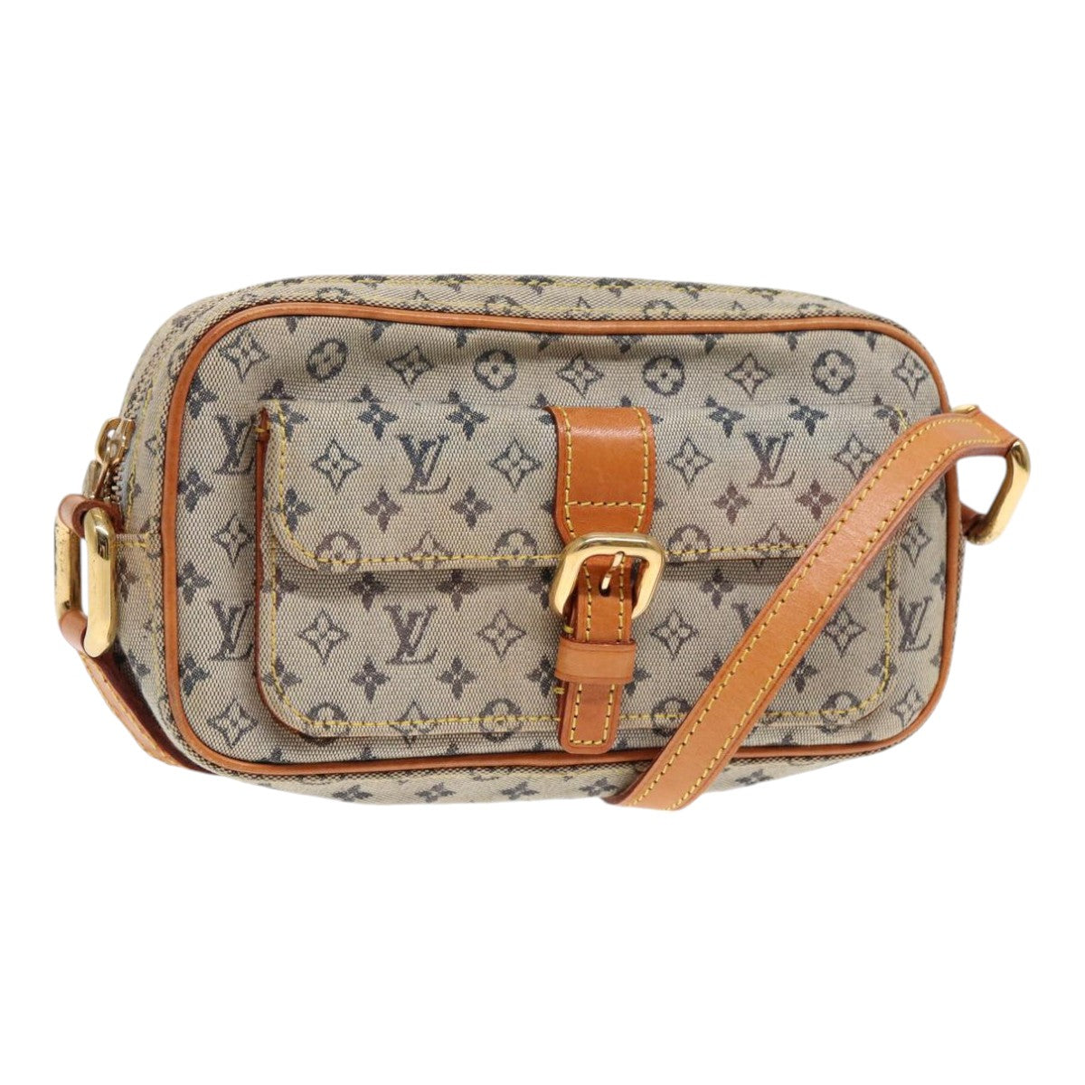 LOUIS VUITTON Monogram Mini Juliet MM Shoulder Bag Blue M92004 LV Auth ep5295