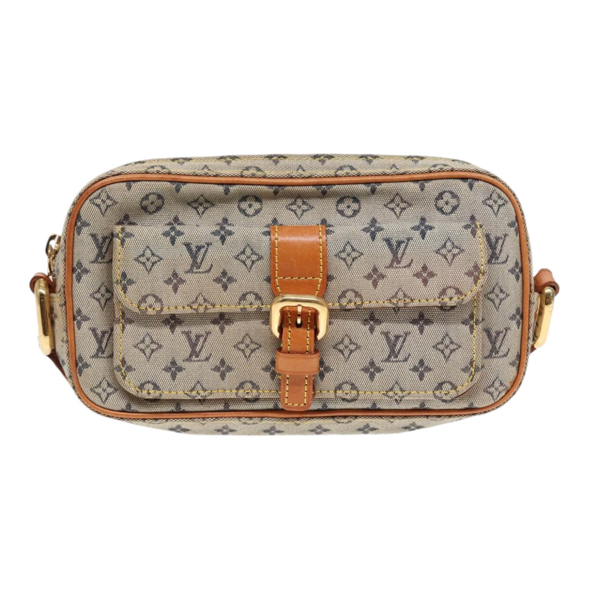 LOUIS VUITTON Monogram Mini Juliet MM Shoulder Bag Blue M92004 LV Auth ep5295