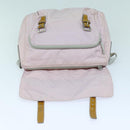 PRADA Shoulder Bag Nylon Pink Silver Auth ep5304-10