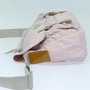 PRADA Shoulder Bag Nylon Pink Silver Auth ep5304-3