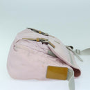 PRADA Shoulder Bag Nylon Pink Silver Auth ep5304-4