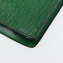 LOUIS VUITTON Epi Montaigne 27 Clutch Bag Green M52654 LV Auth ep5317-16