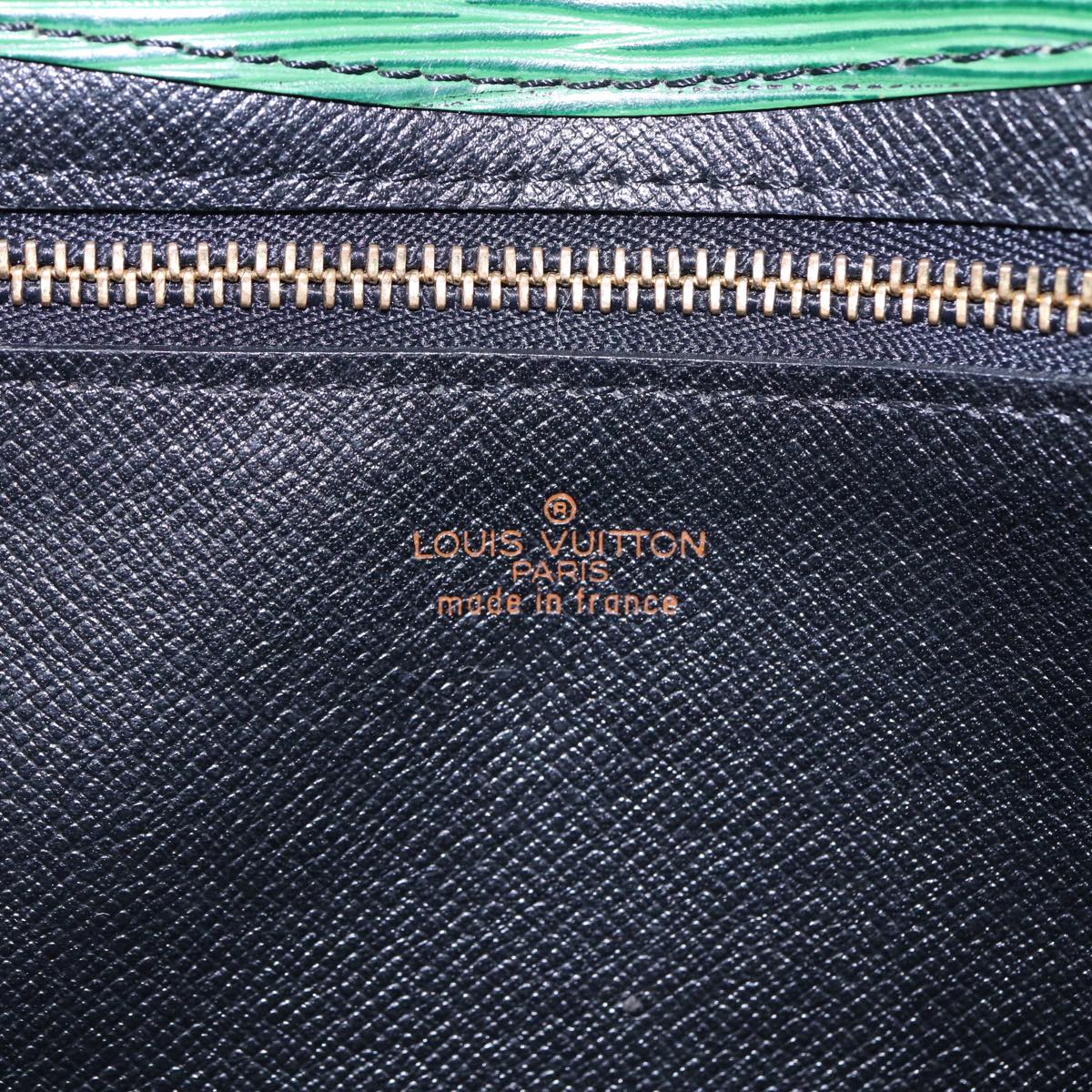 LOUIS VUITTON Epi Montaigne 27 Clutch Bag Green M52654 LV Auth ep5317