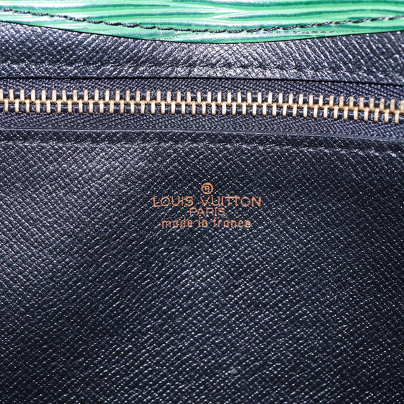 LOUIS VUITTON Epi Montaigne 27 Clutch Bag Green M52654 LV Auth ep5317