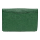 LOUIS VUITTON Epi Montaigne 27 Clutch Bag Green M52654 LV Auth ep5317-2