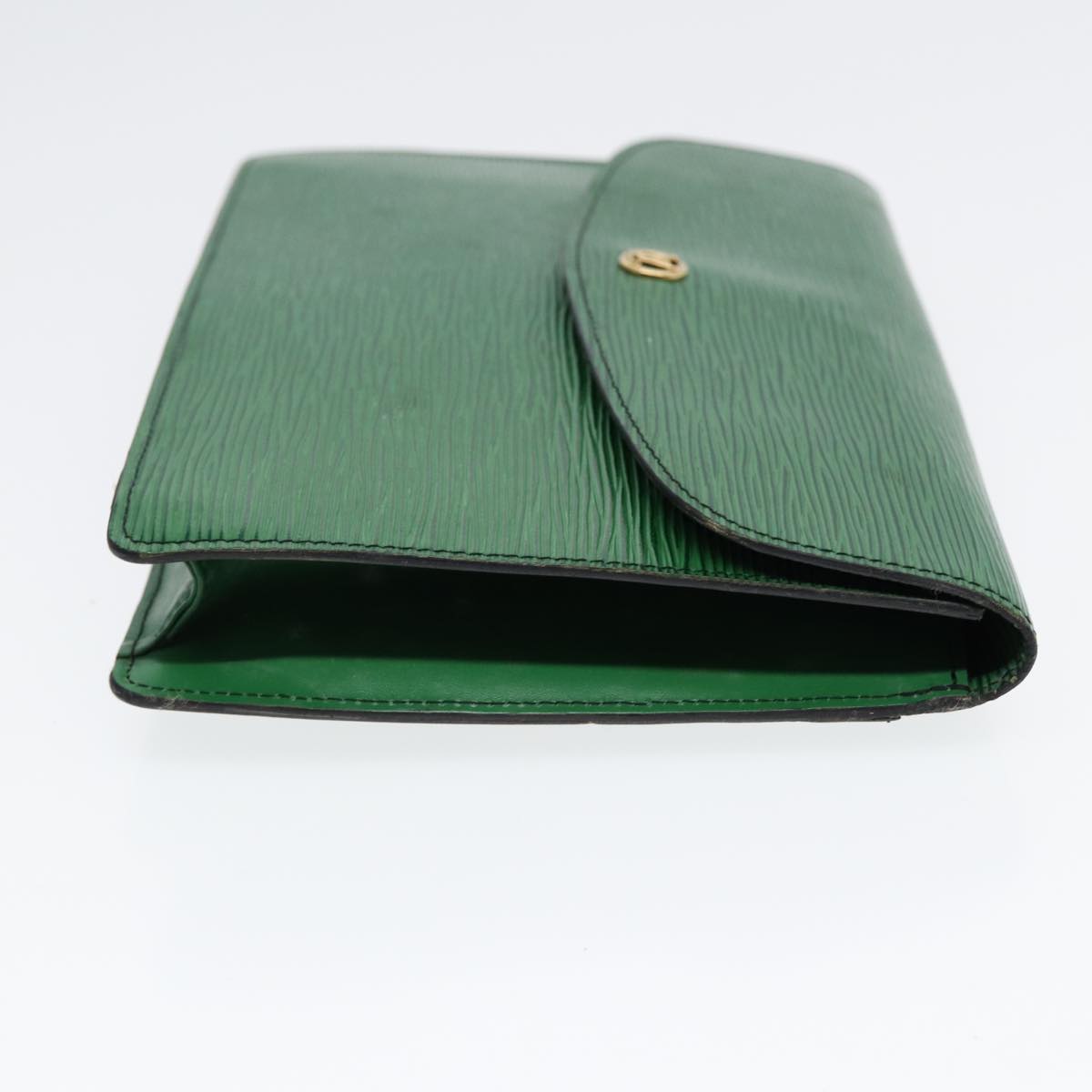 LOUIS VUITTON Epi Montaigne 27 Clutch Bag Green M52654 LV Auth ep5317