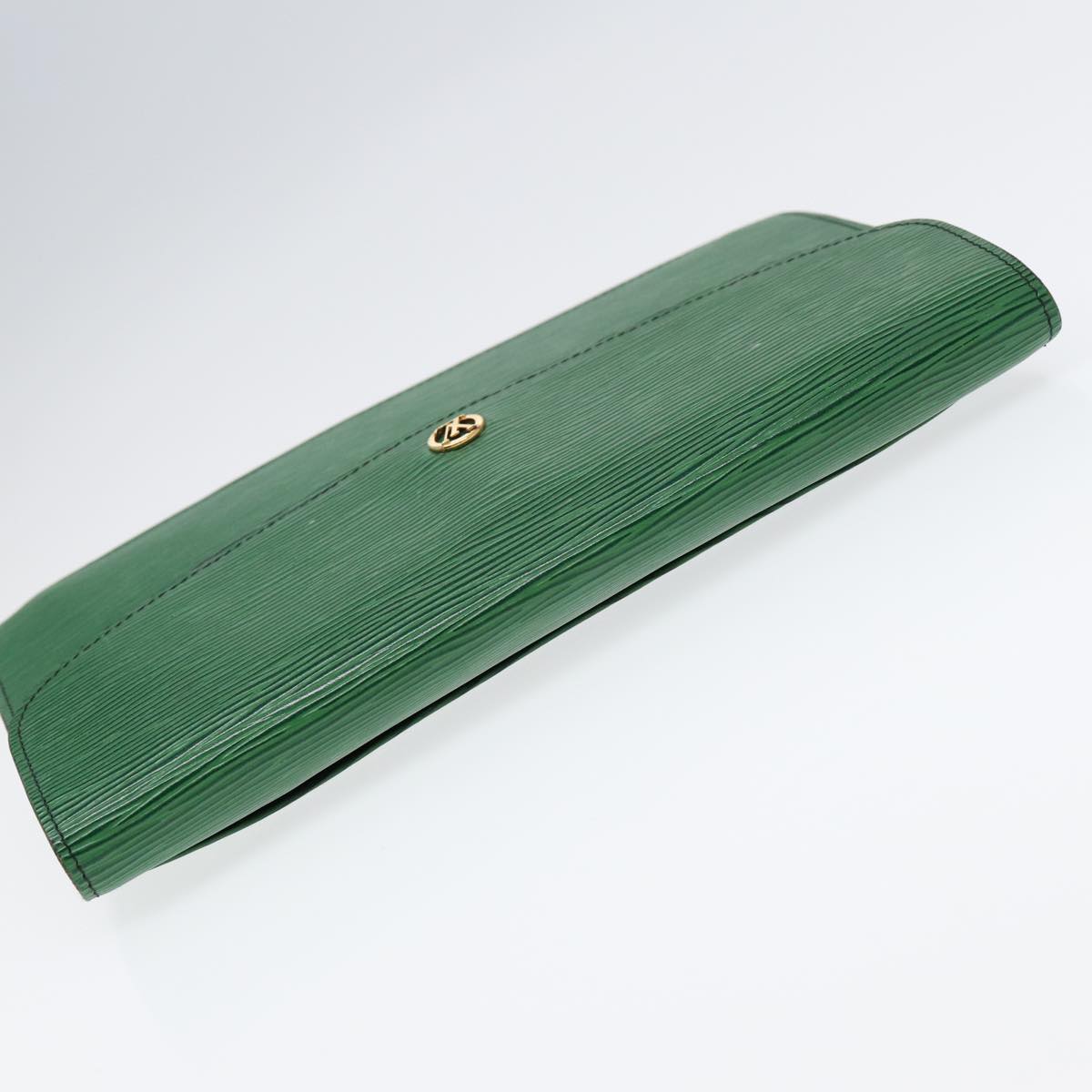 LOUIS VUITTON Epi Montaigne 27 Clutch Bag Green M52654 LV Auth ep5317