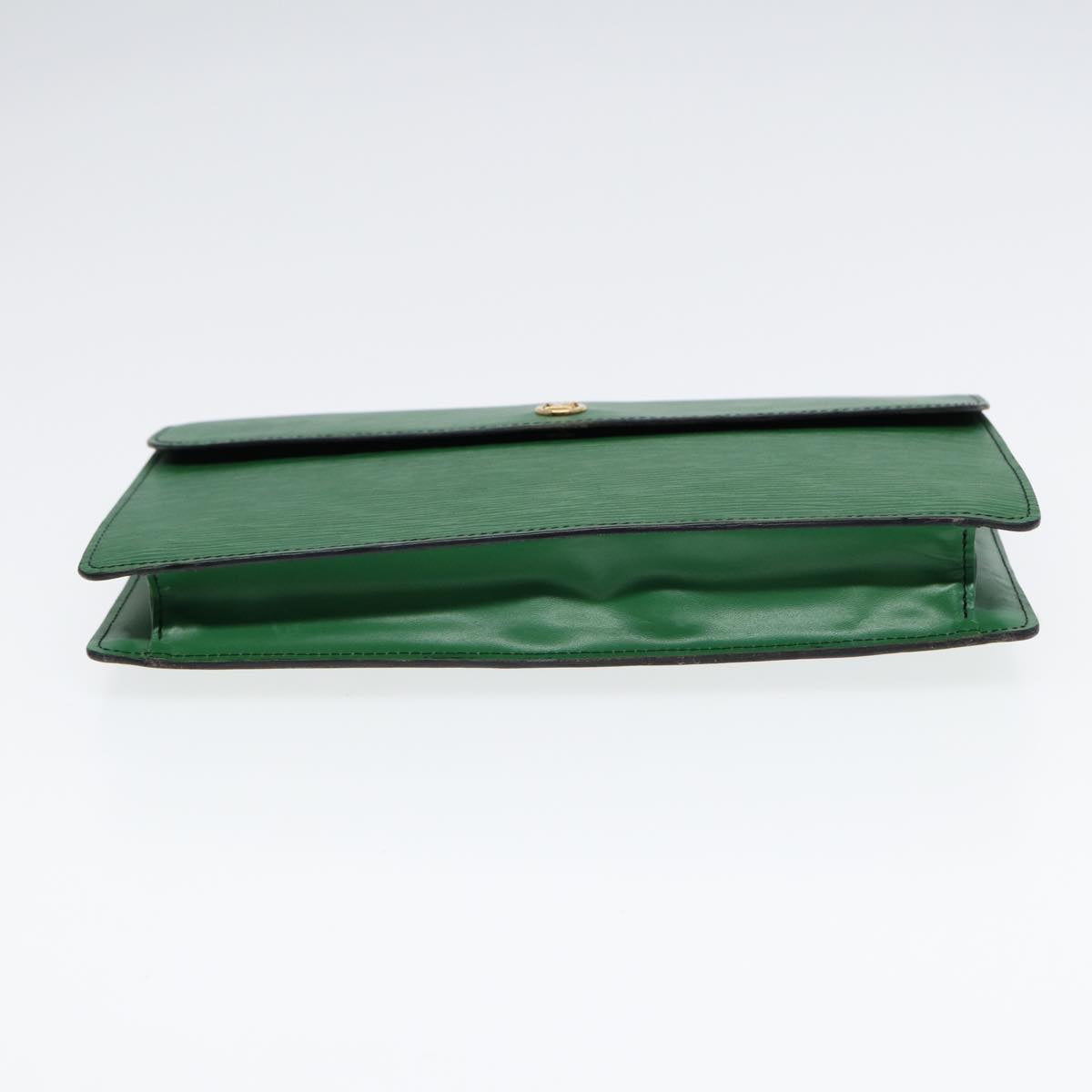 LOUIS VUITTON Epi Montaigne 27 Clutch Bag Green M52654 LV Auth ep5317