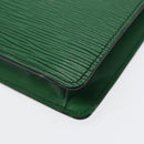 LOUIS VUITTON Epi Montaigne 27 Clutch Bag Green M52654 LV Auth ep5317-7