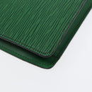 LOUIS VUITTON Epi Montaigne 27 Clutch Bag Green M52654 LV Auth ep5317-14