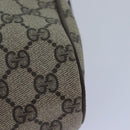 GUCCI GG Supreme Web Sherry Line Clutch Bag Beige Gold 32 014 3553 Auth ep5355-16