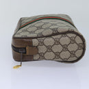 GUCCI GG Supreme Web Sherry Line Clutch Bag Beige Gold 32 014 3553 Auth ep5355-3