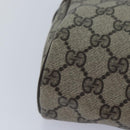 GUCCI GG Supreme Web Sherry Line Clutch Bag Beige Gold 32 014 3553 Auth ep5355-7