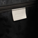 GUCCI GG Canvas Guccissima Hand Bag White Gold 211935 Auth ep5377-18