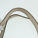 GUCCI GG Canvas Guccissima Hand Bag White Gold 211935 Auth ep5377-8