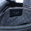 GUCCI Bamboo Hand Bag Nylon Black Silver 000 0509 Auth ep5387-18