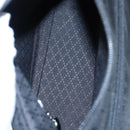 GUCCI Bamboo Hand Bag Nylon Black Silver 000 0509 Auth ep5387-11