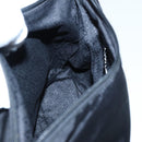 GUCCI Bamboo Hand Bag Nylon Black Silver 000 0509 Auth ep5387-20