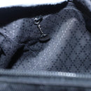 GUCCI Bamboo Hand Bag Nylon Black Silver 000 0509 Auth ep5387-21