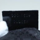 GUCCI Bamboo Hand Bag Nylon Black Silver 000 0509 Auth ep5387-12