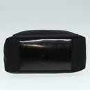 GUCCI Bamboo Hand Bag Nylon Black Silver 000 0509 Auth ep5387-5