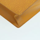 LOUIS VUITTON Epi Sac Plat Hand Bag Yellow M52079 LV Auth ep5391-9