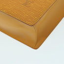 LOUIS VUITTON Epi Sac Plat Hand Bag Yellow M52079 LV Auth ep5391-14