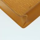 LOUIS VUITTON Epi Sac Plat Hand Bag Yellow M52079 LV Auth ep5391-16