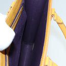 LOUIS VUITTON Epi Sac Plat Hand Bag Yellow M52079 LV Auth ep5391-18