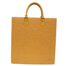 LOUIS VUITTON Epi Sac Plat Hand Bag Yellow M52079 LV Auth ep5391-13