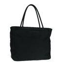 PRADA Hand Bag Nylon Black Silver Auth ep5402-1