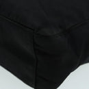 PRADA Hand Bag Nylon Black Silver Auth ep5402-15