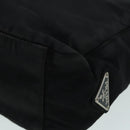 PRADA Hand Bag Nylon Black Silver Auth ep5402-13