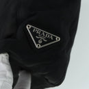 PRADA Hand Bag Nylon Black Silver Auth ep5402-14