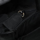 PRADA Handtas Nylon Zwart Zilver Auth ep5402-10