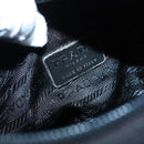 PRADA Hand Bag Nylon Black Silver Auth ep5402-16