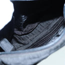 PRADA Hand Bag Nylon Black Silver Auth ep5402-17