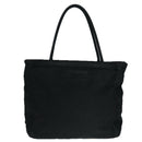 PRADA Hand Bag Nylon Black Silver Auth ep5402-2