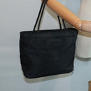 PRADA Hand Bag Nylon Black Silver Auth ep5402-23