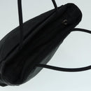 PRADA Hand Bag Nylon Black Silver Auth ep5402-6