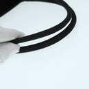 PRADA Hand Bag Nylon Black Silver Auth ep5402-7